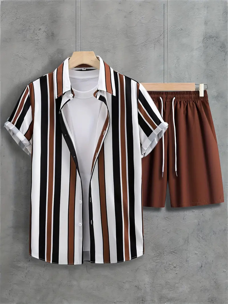Men'S Formal Beach Wear - 2024 Summer Men's Casual Commuter Suit