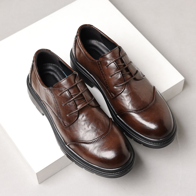 Men's leather shoes for casual - Men Formal Wear Dress review and price