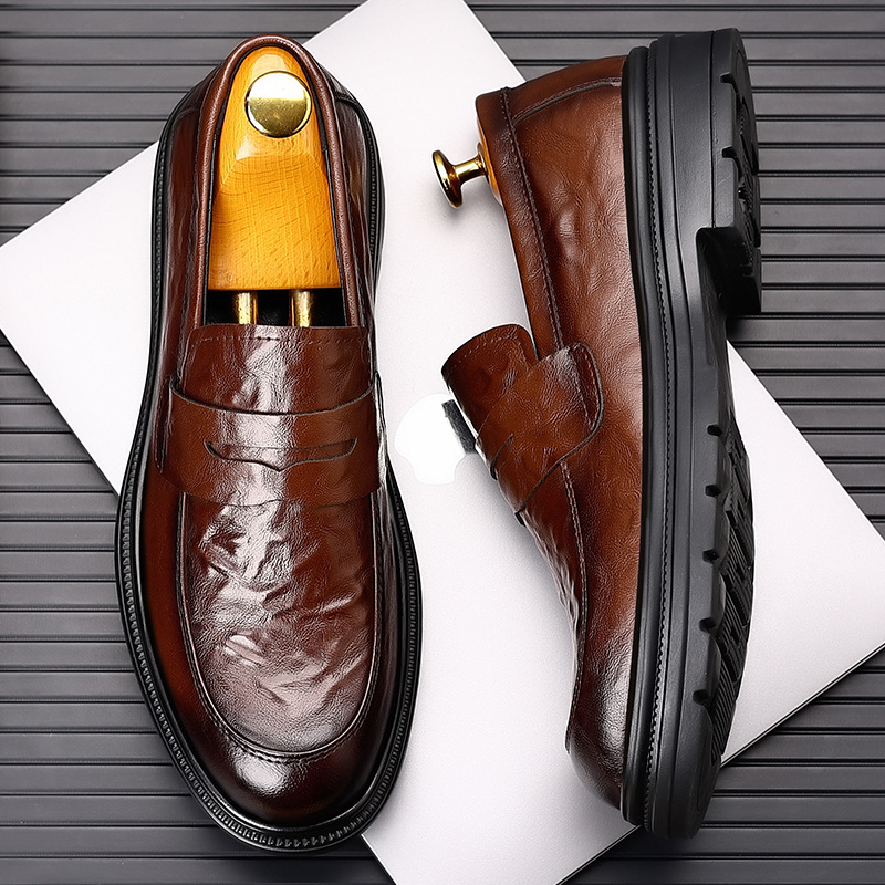 Men's leather shoes for casual - Men Formal Wear Dress review and price