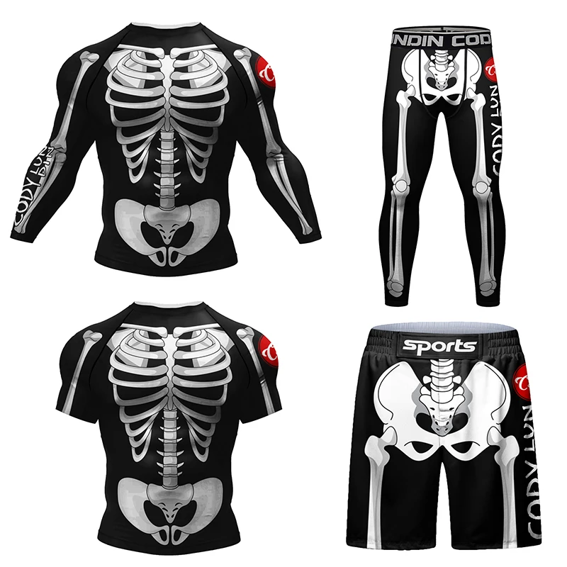 New Skull Rashguard Jiu Jitsu  - Young Men Formal Wear review and price