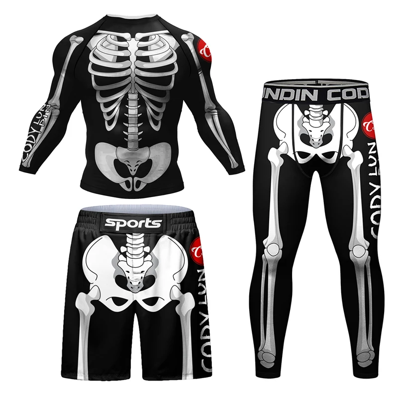 New Skull Rashguard Jiu Jitsu  - Young Men Formal Wear review and price