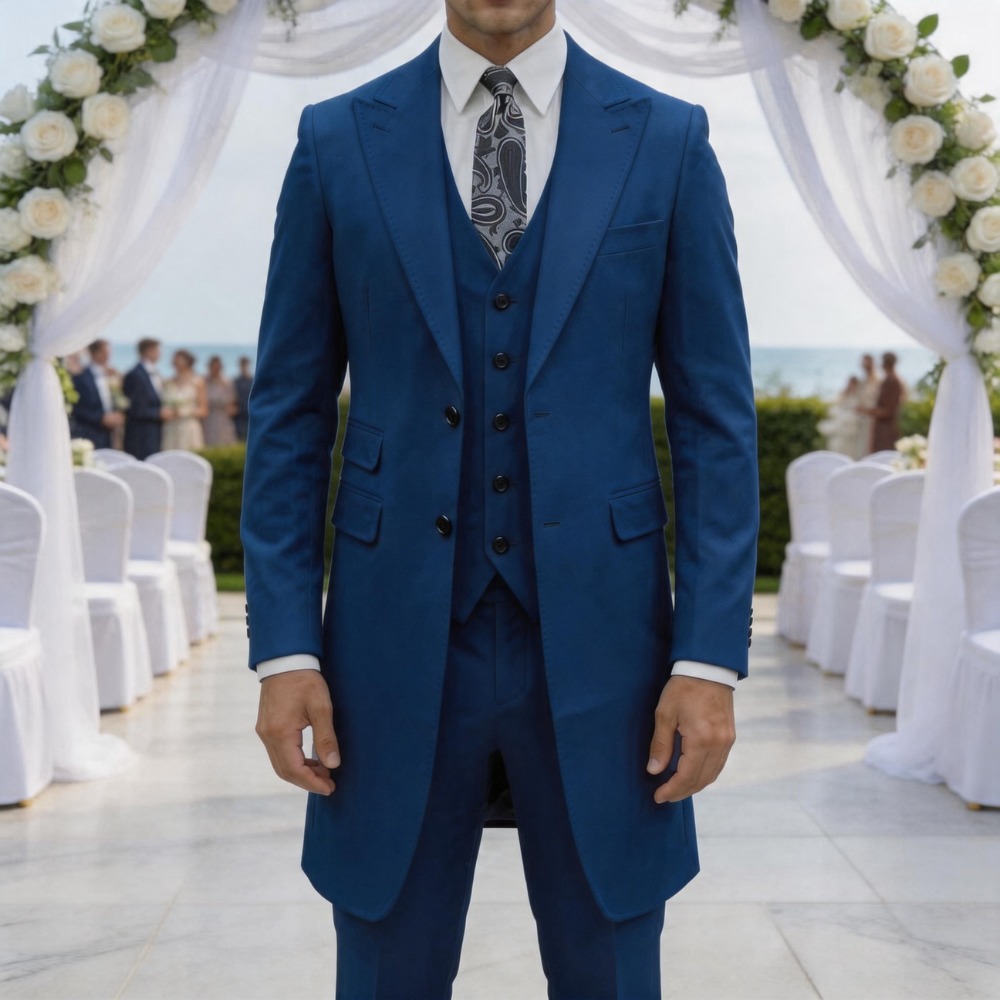Slim Fit 3 Pieces Formal Men S - Men Formal Wear Dress review and price
