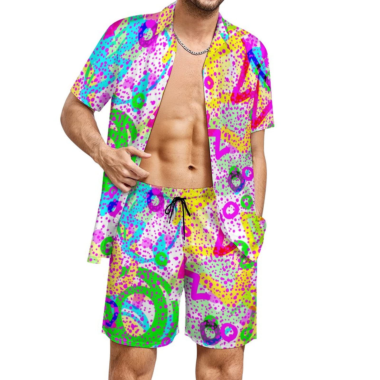 Summer Irregular Geometric 3D  - Men'S Formal Beach Wear review and price