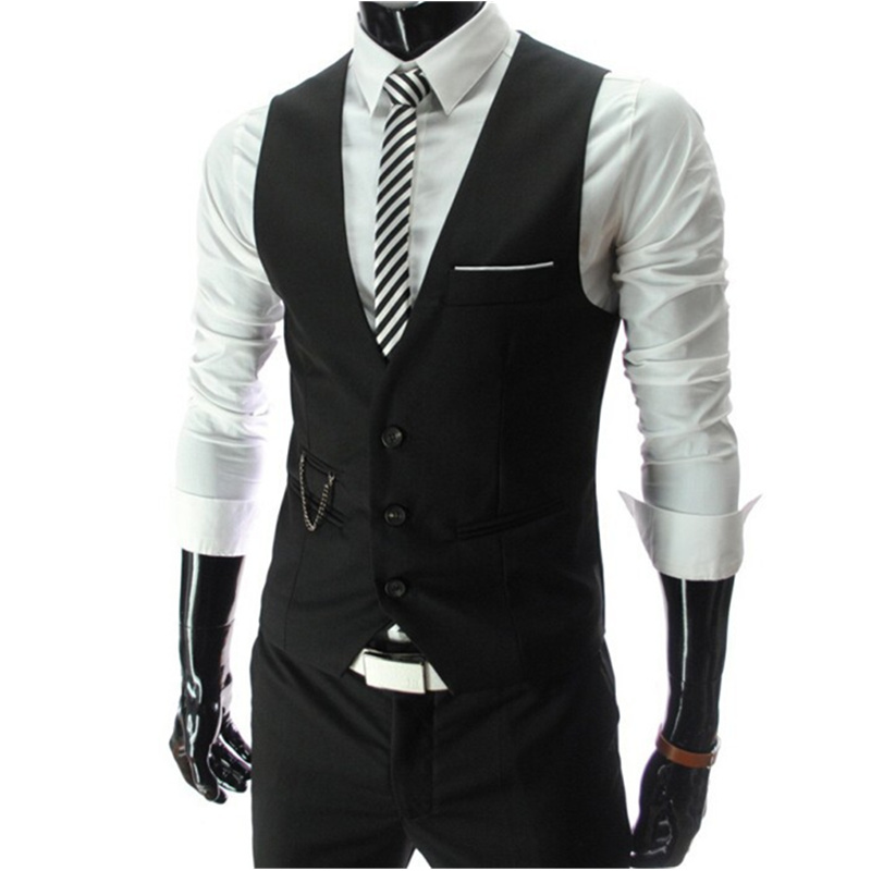 2026 New Grey Dress Vests Slim - Young Men Formal Wear review and price