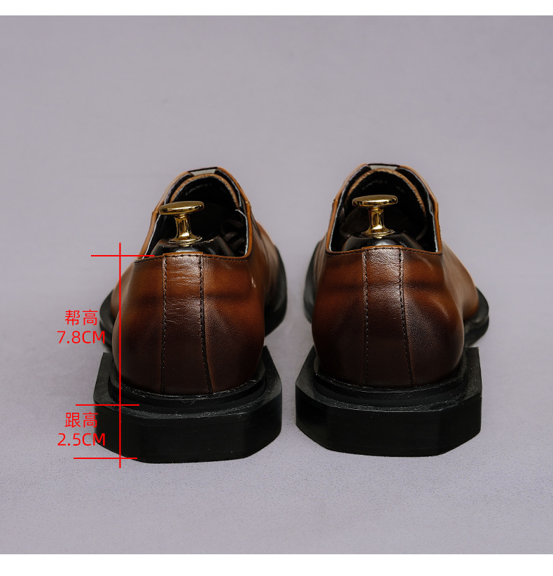 Square Toe Whole Cut Genuine L - Formal Men Daily Wear Footwear review and price