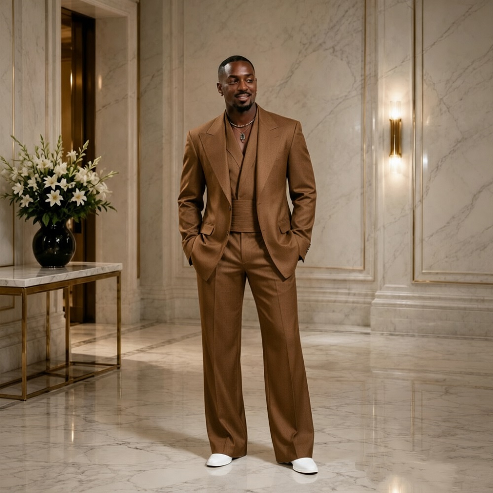 Modern Slim Fit Wedding Tuxedo - Men Formal Wear Modern review and price