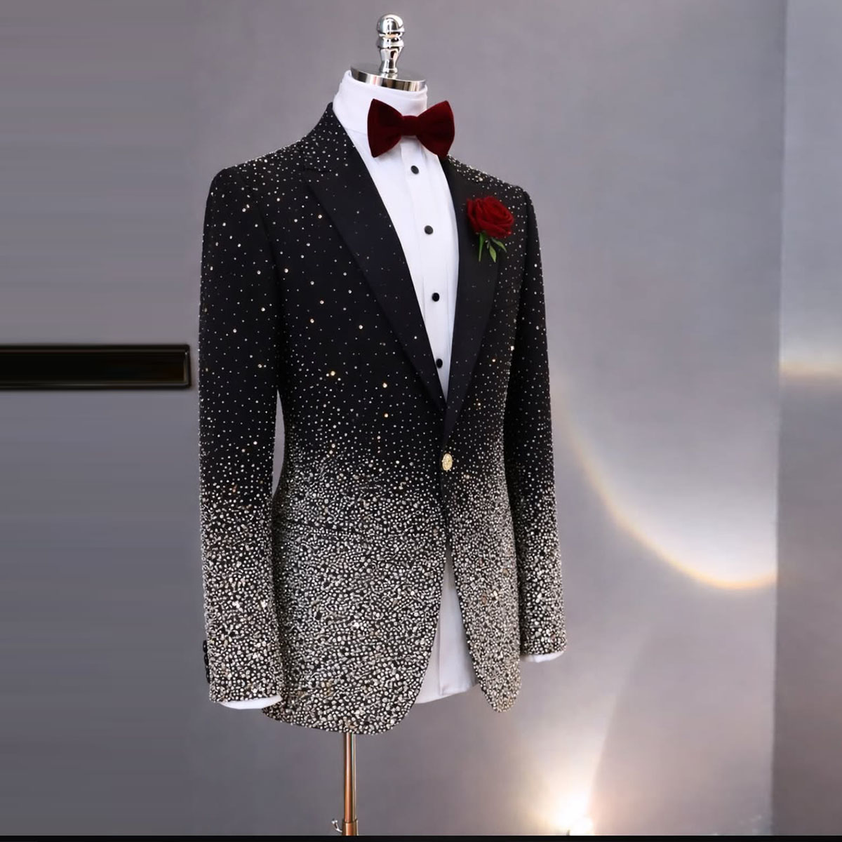 Handsome Rhinestone Diamond Me - Young Men Formal Wear review and price
